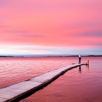 Magico tramonto, Inari Finlandia. di 