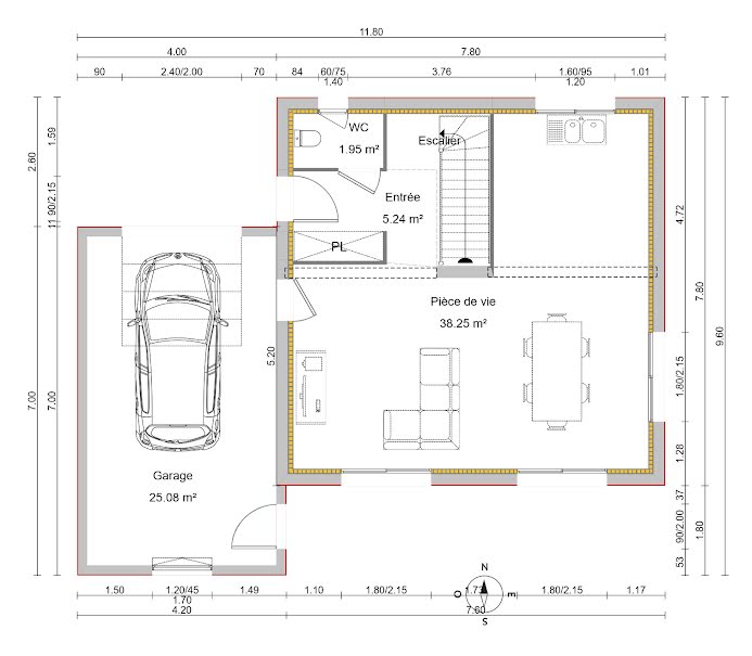 Vente maison neuve 4 pièces 90 m² à Ruy (38300), 285 500 €