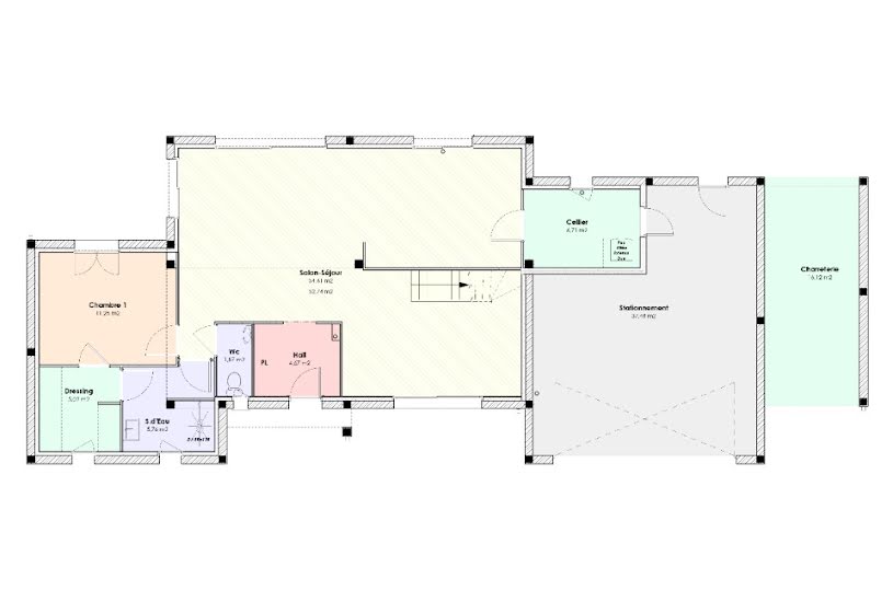  Vente Terrain + Maison - Terrain : 600m² - Maison : 146m² à Crouzilles (37220) 