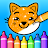 Coloring Book Games & Drawing icon