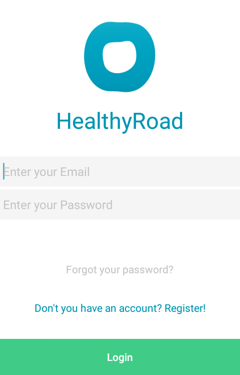 Android application HealthyRoad Pro screenshort