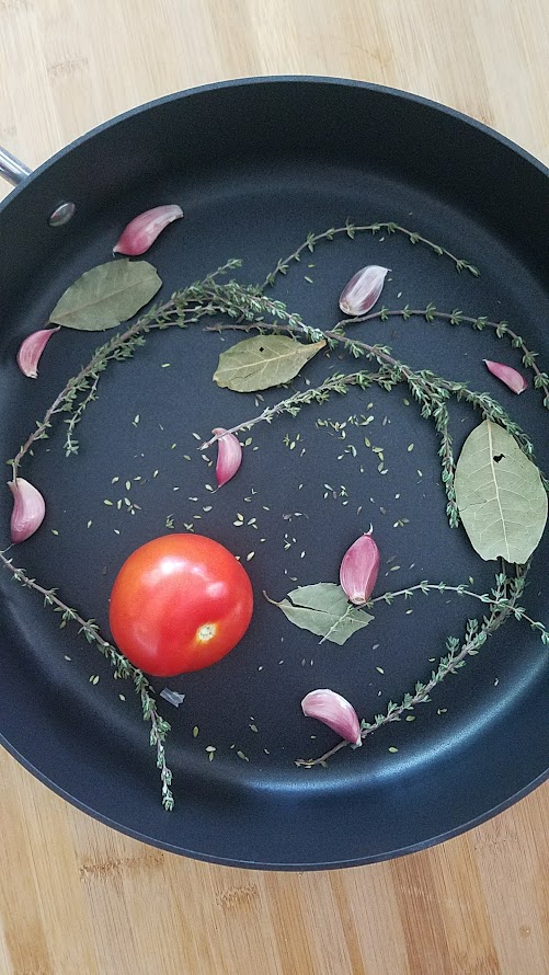 Recipe for Lentils with Roasted Tomatoes and Horseradish- healthy for you and delicious