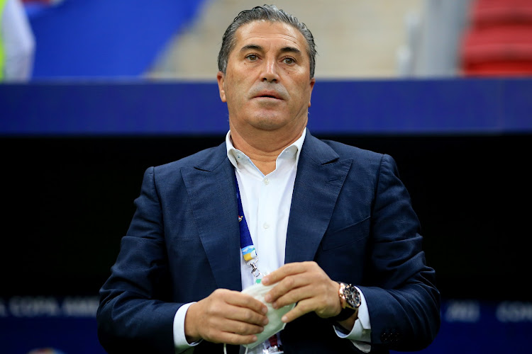 Head coach José Peseiro looks on before Venezuela's Group B Match against Peru at the Copa America Brazil 2021 at Mane Garrincha Stadium in Brasilia on June 27 2021. Peseiro has been appointed coach of Nigeria.