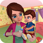 Cover Image of Download Virtual Mom Newborn Baby Babysitter Daycare Game 1.0.3 APK