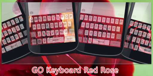 GO Keyboard Red Rose