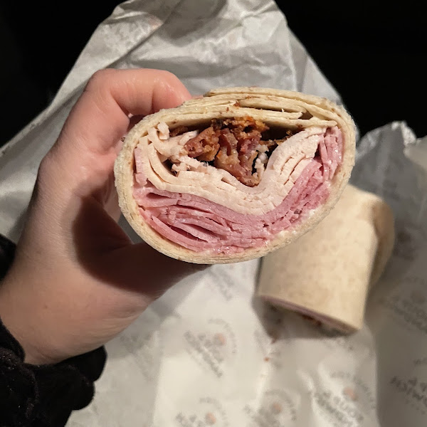 Ham/turkey wrap