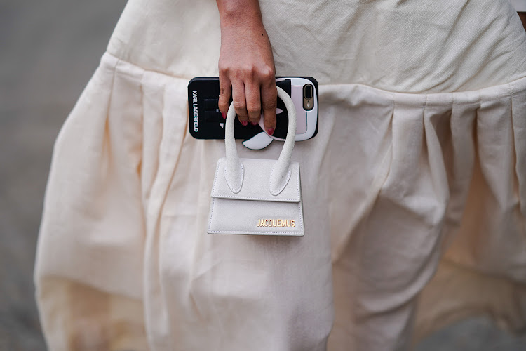 Spotted at LFWM 2019 Fashion Week the Karl Lagerfeld phone case.