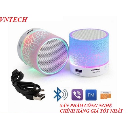 Loa Bluetooth Mini A9, Đèn Led Đổi Màu Nháy Theo Nhạc - Giá Tốt Nhất