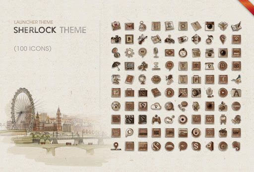 Sherlock Launcher Theme