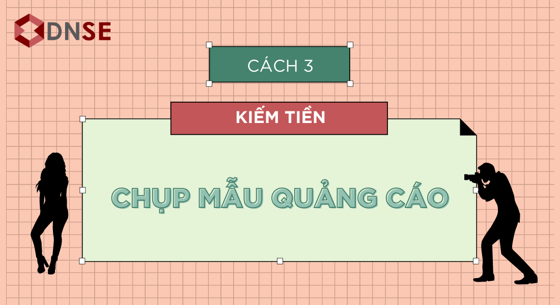 Kiếm tiền bằng cách chụp mẫu quảng cáo