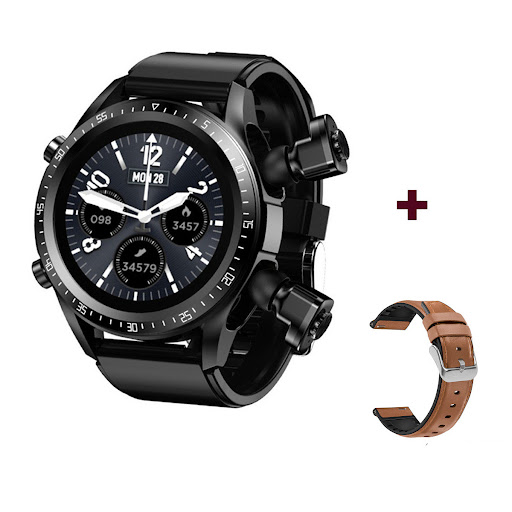 Brown leather strap