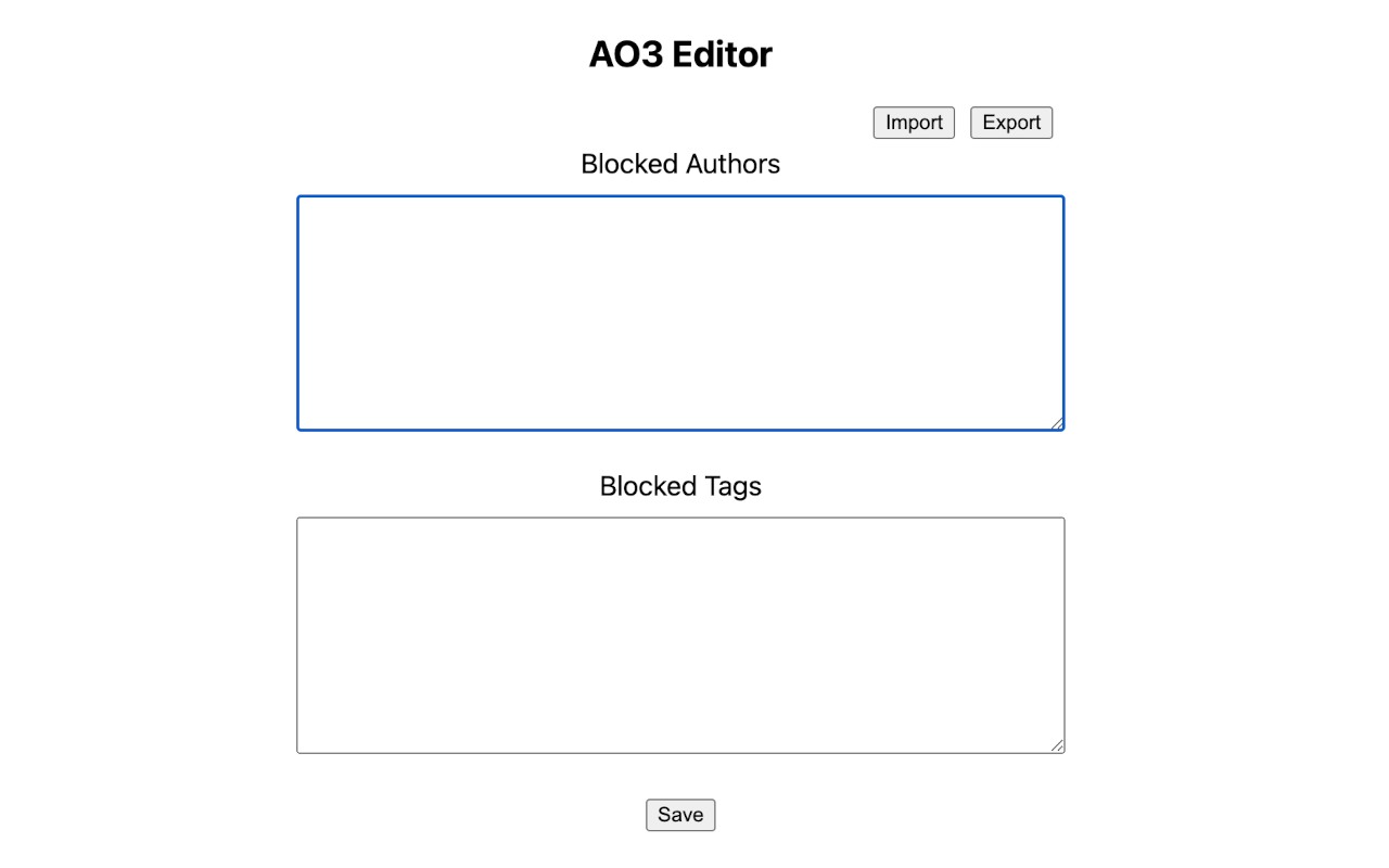 AO3 Editor Preview image 0