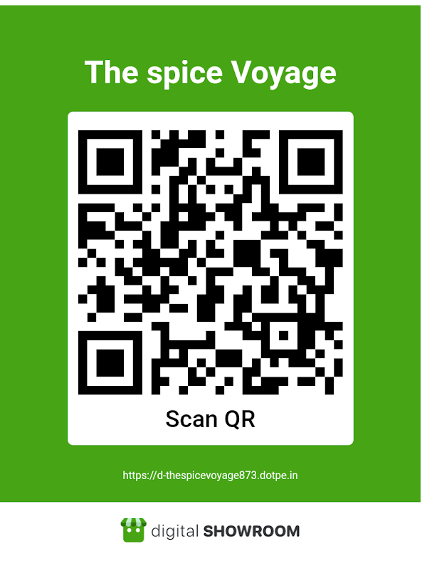 The Spice Voyage menu 