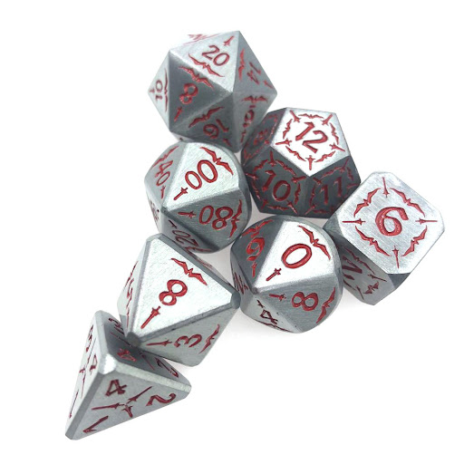 Title 6, Metal Dice DND Running Ball Dice for RPG, offer...
