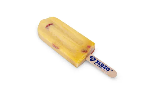 Mango Strawberry Popsicle Stick