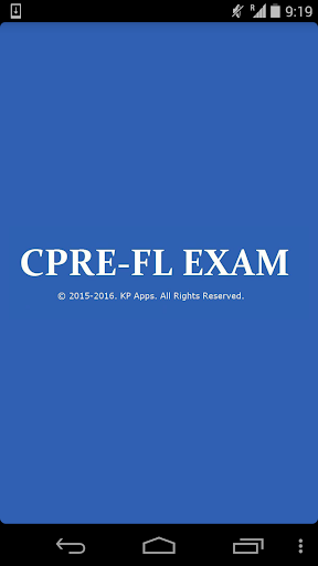 CPRE-FL sample exam