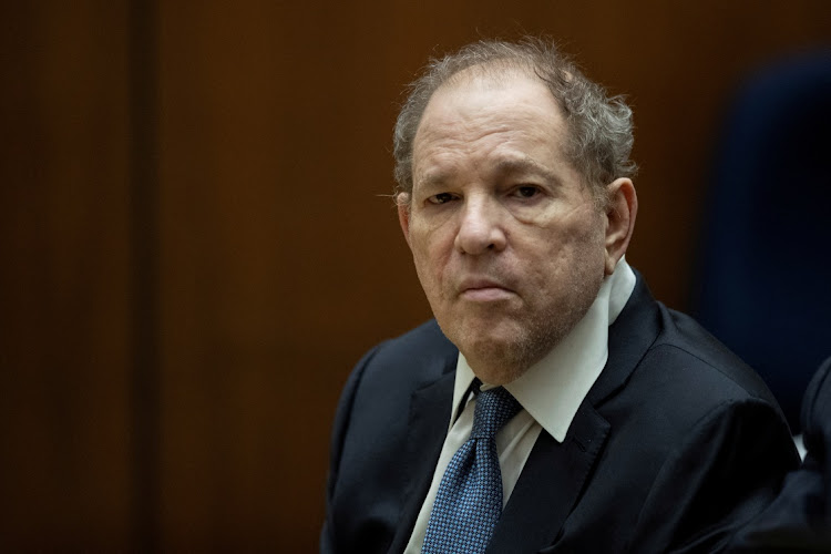 Former film producer Harvey Weinstein is shown in court at the Clara Shortridge Foltz Criminal Justice Center in Los Angeles, California, US, in this October 4 2022 file photo. Picture: REUTERS/ETIENNE LAURENT