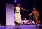 Dancers from KwaMashu School of Dance Theatre perform the “Human Exhibition” dance production at the Stable Theatre in Durban 