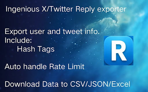 Ingenious XReply - X/Twitter Comment Reply Exporter