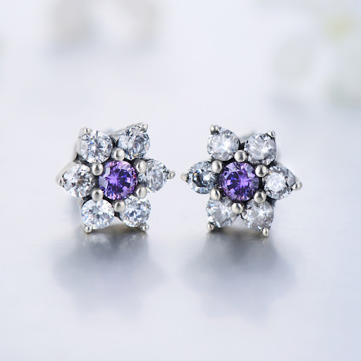 Title 3, Chic Womens Zircon Diamond Earrings Sparkling ...