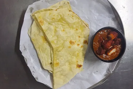 2 Butter Naan With Butter Chicken Masala [250 Ml]