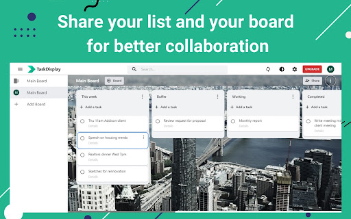 Full Screen for Google Tasks - Desktop App for Google Tasks | TaskDisplay