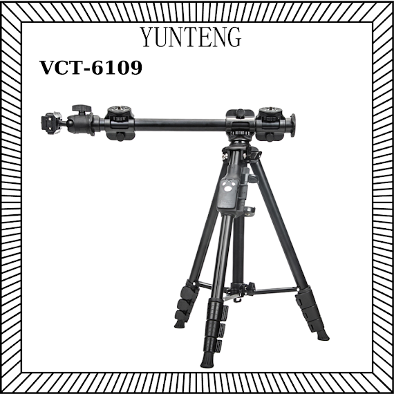 Chân Máy Tripod Yunteng Vct - 6109 Hỗ Trợ Quay Chụp Topsot Từ Trên Xuống - Hàng Chính Hãng