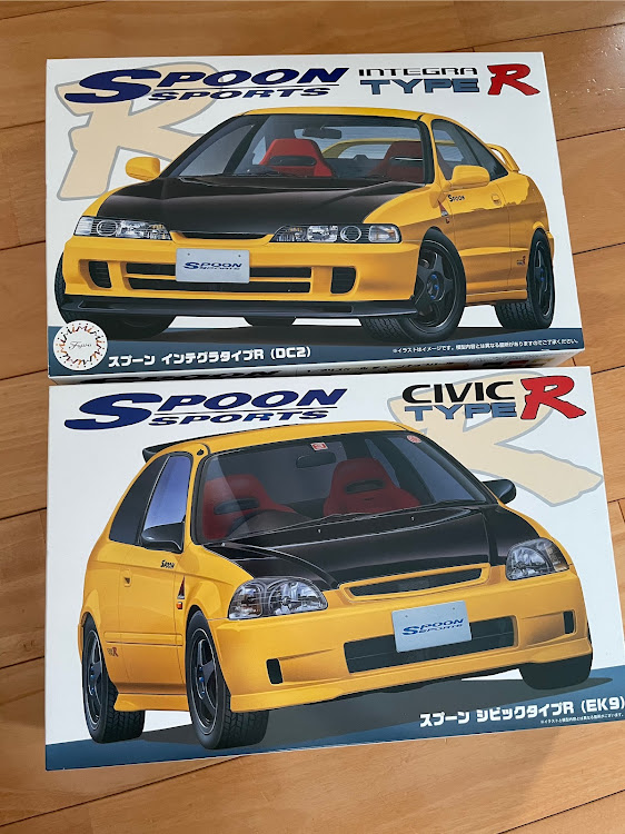 車庫さんが投稿したシビックタイプR・インテグラタイプr・プラモデル・プラモデル車に関するカスタム事例の投稿画像1枚目