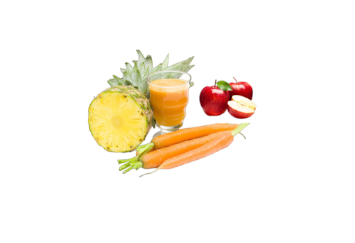 Carrot + Pinapple +Apple Juice