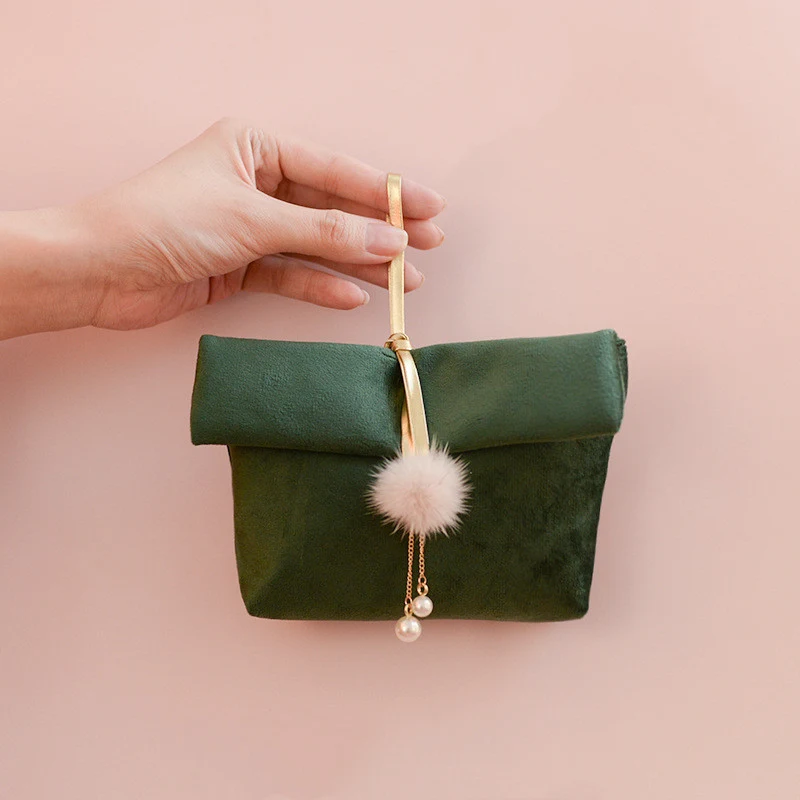Premium Fluweel Bruiloft Cadeautas Draagbaar Vouwvrij voor Snoep, Elegante Doos voor Bedankjes, Perfect voor Bruiloften en Feesten