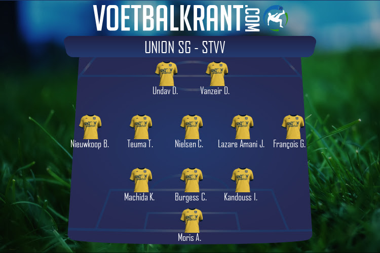 Opstelling Union SG | Union SG - STVV (13/02/2022)