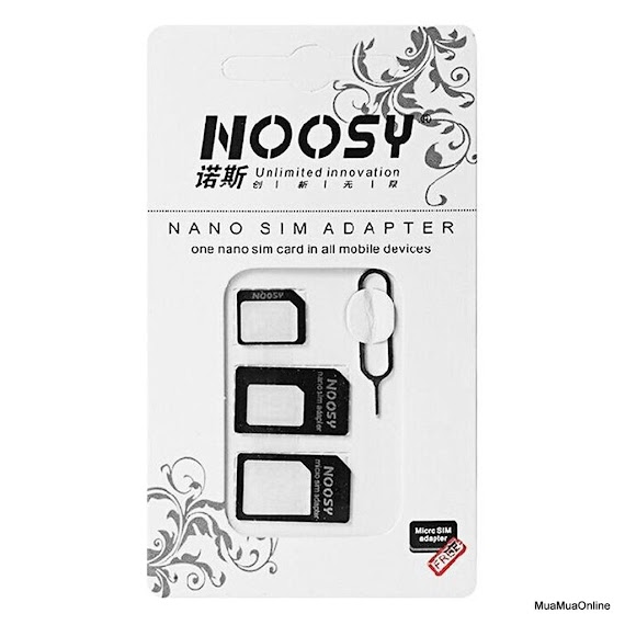 Bộ Chuyển Đổi Sim Đa Năng Noosy + Tặng Que Chọc Sim