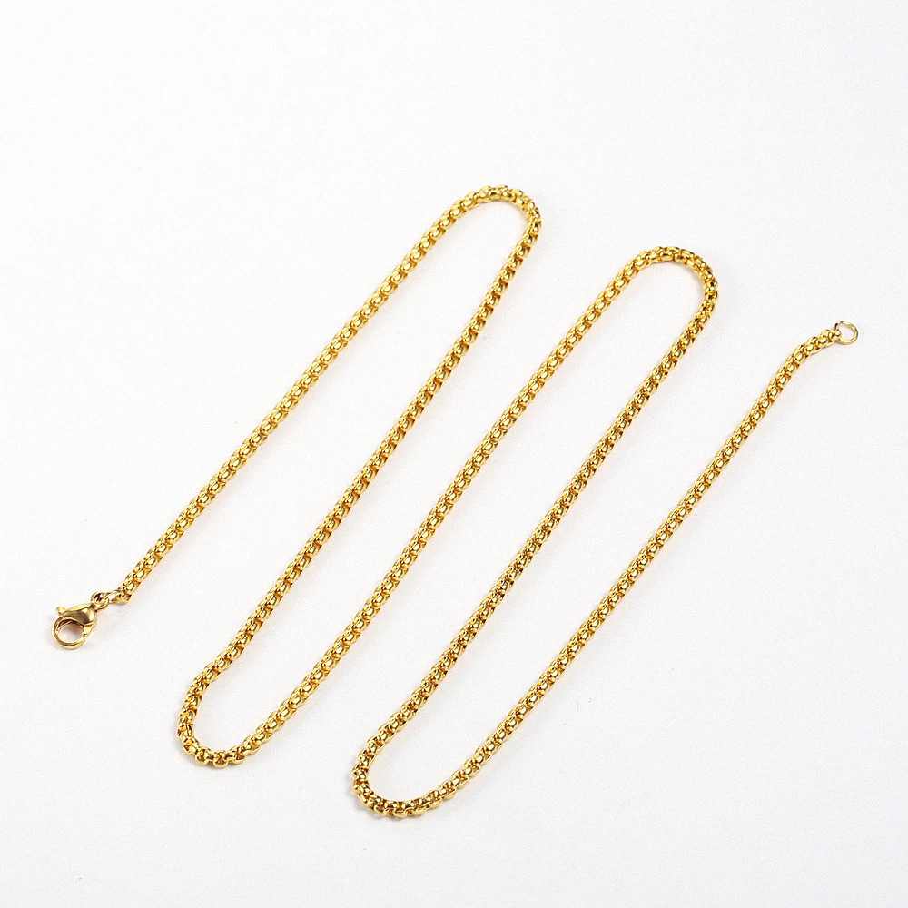 Title 3, Collier en acier inoxydable simple et polyvalen...