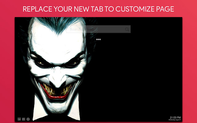 Joker Wallpaper HD Custom New Tab