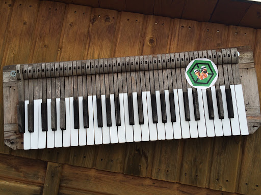 Piano On Wall