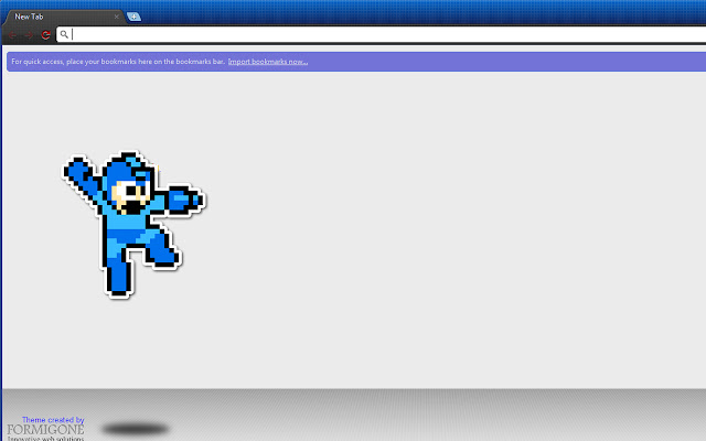 Paper Mega Man chrome extension