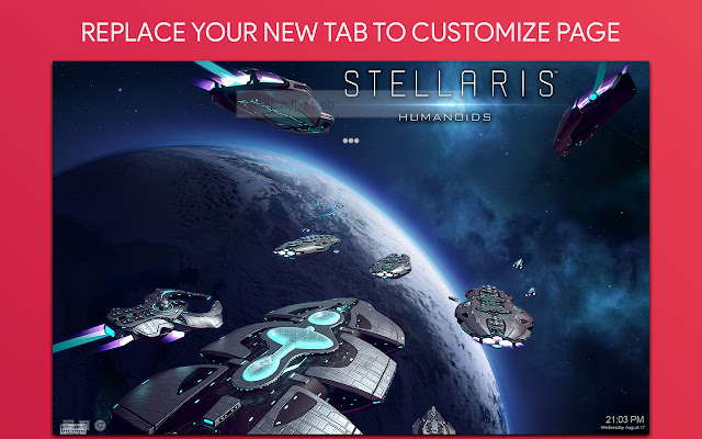 Stellaris Wallpaper HD Custom New Tab