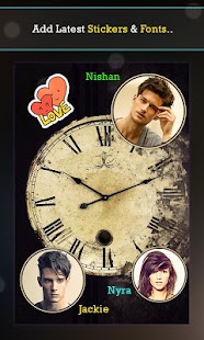Clock Collage Photo Frame Maker: Live Wallpaper - náhled