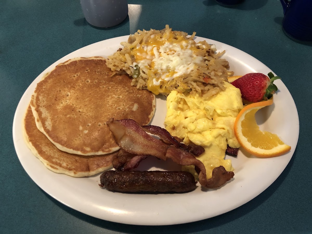 Best GF breakfast we’ve had in years!!!! The staff was fully knowledgeable about GF cooking and separate cooktops for GF foods.  This has won our loyalty as a customer every time we are in HH