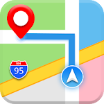 Cover Image of Скачать GPS, карты, живая навигация и оповещения о пробках 1.8 APK