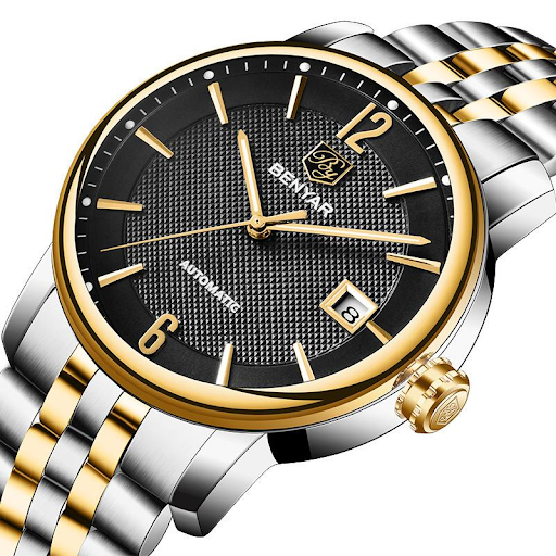 Title 1, Mens Fashion Trend Mechanical Watch 5144 Strip...