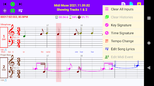 Screenshot Midi Muse