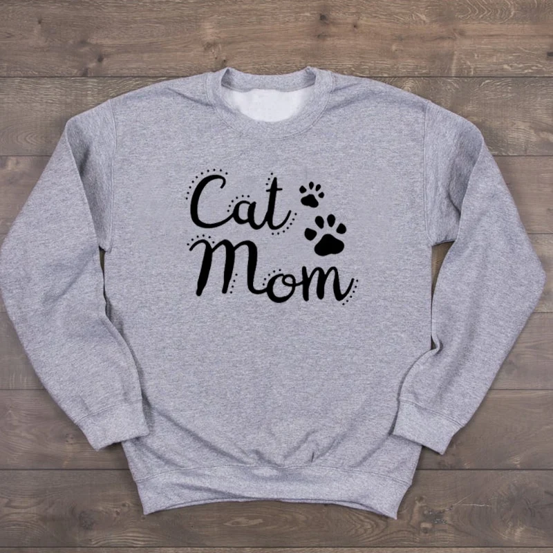 Title 3, Dames trui met kattenpootjes print. Warm en com...