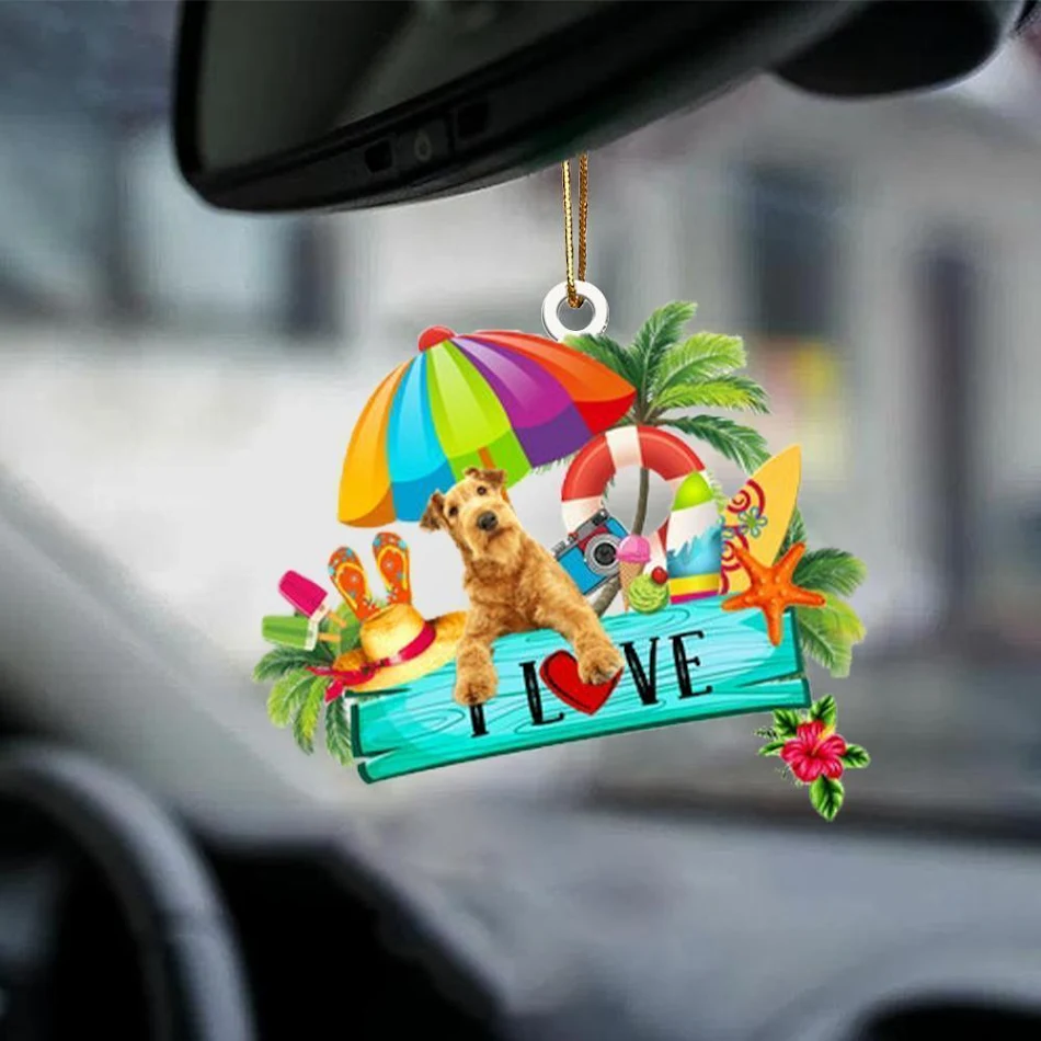 Colorful Car Pendant Interior Rearview Mirror Decoration Brighten up your car interior with this eye-catching and unique