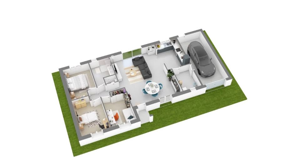 Vente maison neuve 4 pièces 100 m² à Chateauroux (36000), 224 460 €