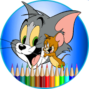 tom and jerry coloring  Icon