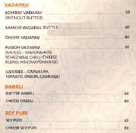 Aamchi Street Food menu 1