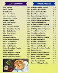 Paratha Agency menu 1