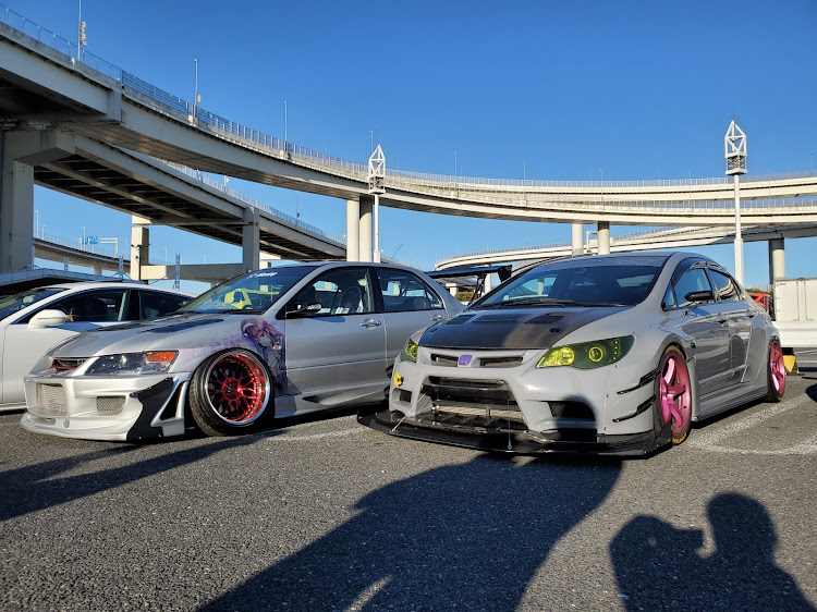 ランサーエボリューションのドライブ・オフ会・大黒PAに関するカスタム事例の投稿画像6枚目