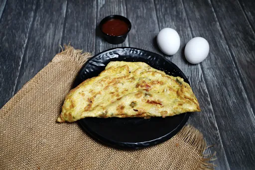 Plain Egg Omelette [4 Eggs]